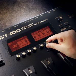 BOSS GT-100 4 cable method