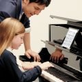 Girl Playing a PIano