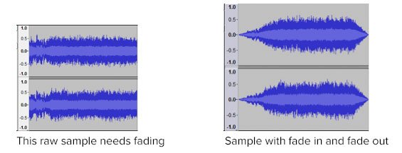 Sample with/without Fade