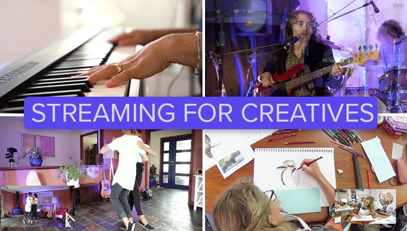 Live streaming for creatives